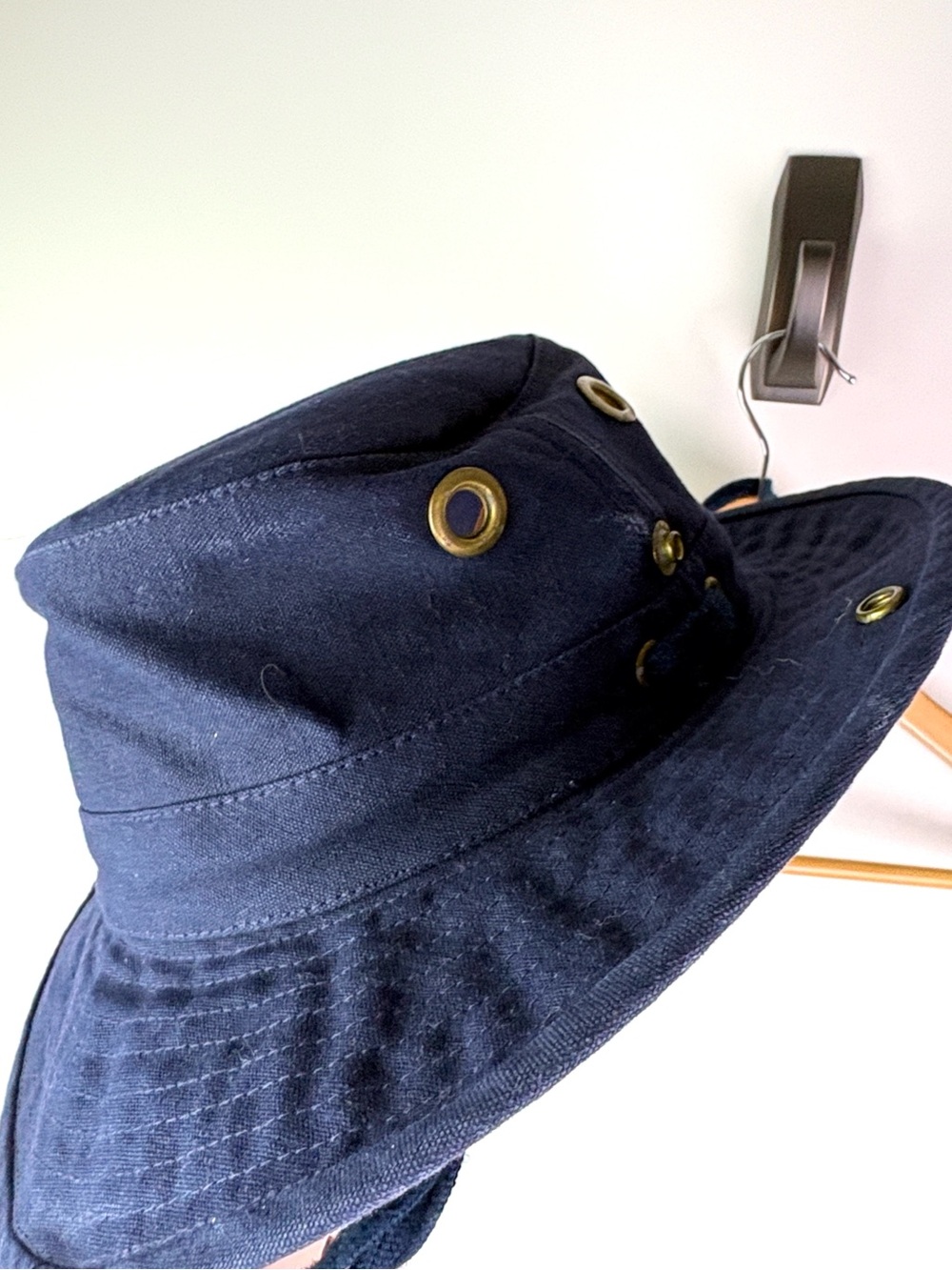 Tilley classic bucket hat Youth Navy Cotton age 7-9